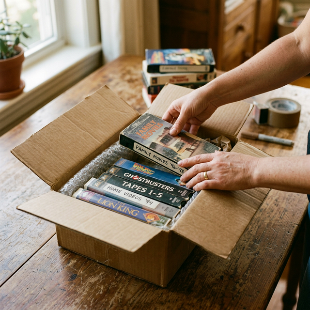 Laita kasetit talteen